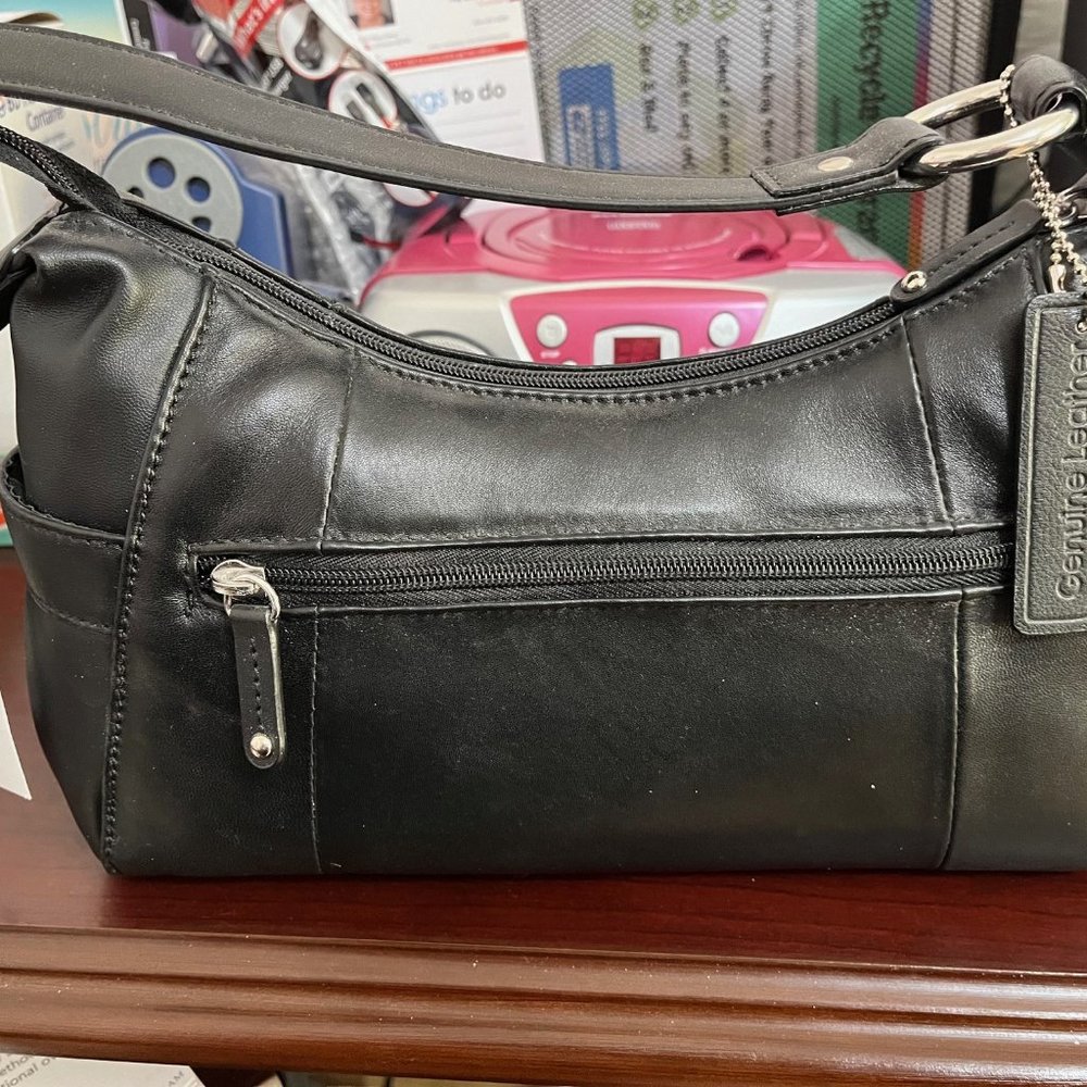 Black Wilson's Leather Small Handbag NWT